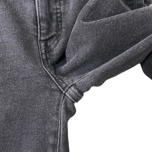 Madewell Cali Demi Boot Jeans Women’s Size 25 Starkey Wash Black Crop Flare - Picture 9 of 13